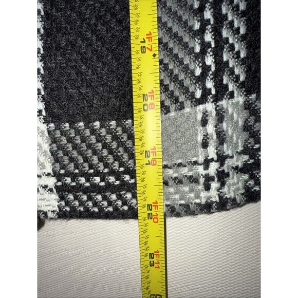 Women's MERONA Black & White Button Up Sweater /Jacket Size Small - Picture 7 of 7